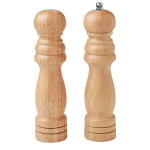 GiftRetail MO6283 - TIURRET Set of 2 rubber wood grinders