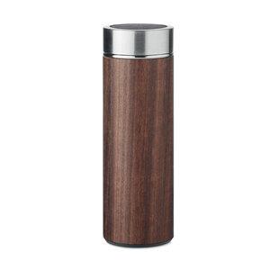 midocean MO6360 - BATUMI OAK Double wall wooden flask 400ml