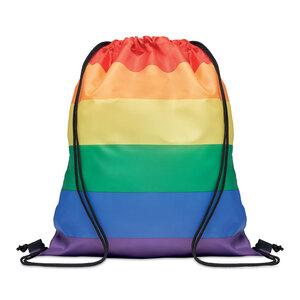 midocean MO6436 - BOW Rainbow RPET drawstring bag