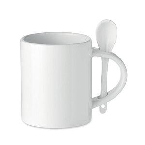 midocean MO6581 - SUBLIM SPOON Ceramic sublimation mug 300 ml