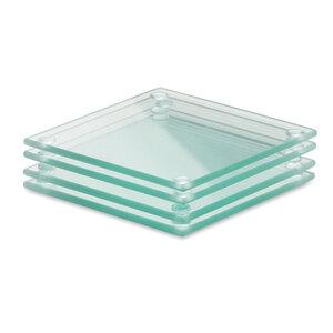 GiftRetail MO6619 - MOSAIC Recycled glass coaster set