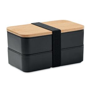 GiftRetail MO6627 - BAAKS Lunch box z bambusową pokrywką