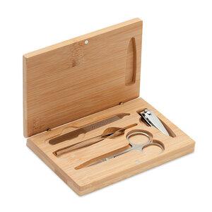 Midocean MO6629 - 4-piece manicure set in stainless steel
