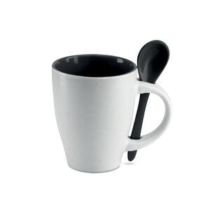 midocean MO7344 - DUAL Bicolour mug with spoon 250 ml