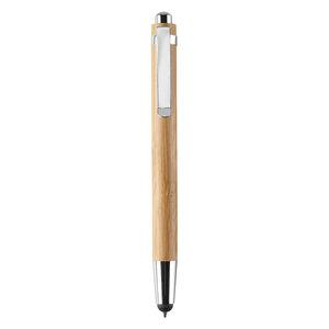 GiftRetail MO8052 - BYRON Bamboe balpen met touch tip