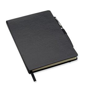 GiftRetail MO8108 - NOTAPLUS A5 notebook with pen 72 lined