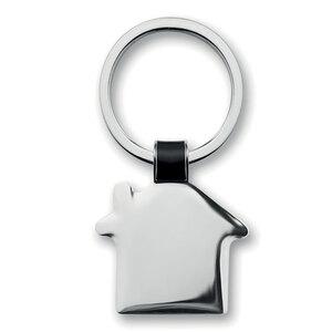 GiftRetail MO8461 - HOUSY Metalen sleutelhanger huis
