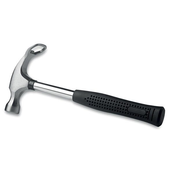 GiftRetail MO8473 - BIERHAMMER Multi-Function Hammer with Built-In Bottle Opener