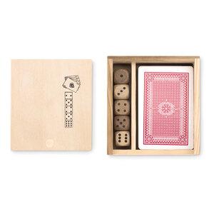 midocean MO9187 - LAS VEGAS Cards and dices in box
