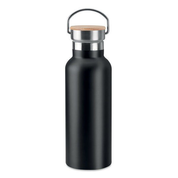 GiftRetail MO9431 - HELSINKI 500ml Bamboo Lid Insulated Flask