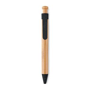 GiftRetail MO9481 - TOYAMA Bamboo/Wheat-Straw ABS ball pen