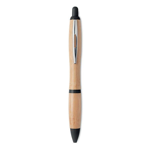 RIO BAMBOO Eco-Friendly Bamboo and ABS Push Button Ball Pen