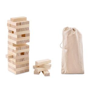 GiftRetail MO9574 - PISA Tower game in cotton pouch