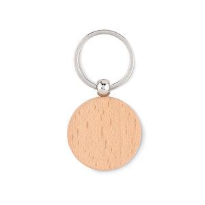 GiftRetail MO9773 - TOTY WOOD Houten sleutelhanger rond