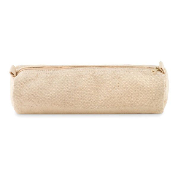 GiftRetail MO9834 - NATU POUCH Eco-Friendly Cotton Pencil Case with Zipper