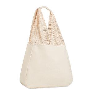 GiftRetail MO9897 - BARBUDA Beach bag cotton/mesh