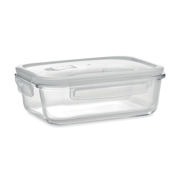 GiftRetail MO9923 - PRAGA LUNCHBOX Fiambrera de cristal 900 ml