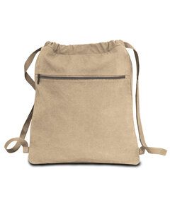 Liberty Bags 8877 - Seaside Cotton Pigment Dyed Drawstring Bag