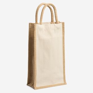 EgotierPro BO7613 - LOIRE Laminated jute and cotton bag