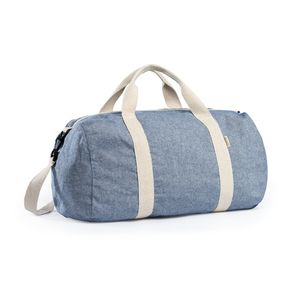EgotierPro BO7616 - MONDELO Multifunction duffel bag made of 320 gsm recycled cotton in a heather finish design
