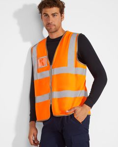 Roly CC9311 - POLUX Vest met hoge zichtbaarheid en rits
