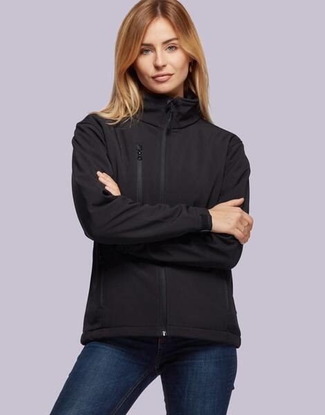 Chaqueta de softshell para mujeres 3 capas