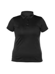 Blank Activewear L349 - Womens Short Sleeve Polo, 100% Polyester Interlock, Dry Fit