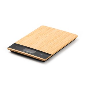EgotierPro BC3028 - RABIL Digital kitchen scale with bamboo front shell