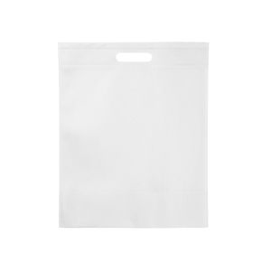 EgotierPro BO7126 - DONET 80 gsm non-woven bag with resistant die-cut handles and heat-sealed edges