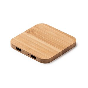 Stamina CR3001 - NEBULA Wireless charger with natural bamboo body
