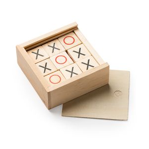 EgotierPro JU1011 - TRIWA Noughts and crosses table game made of wood