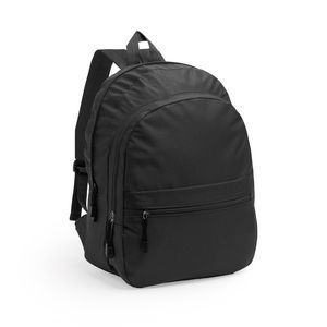 EgotierPro MO7174 - WILDE 600D polyester backpack with two main compartments and a front pocket