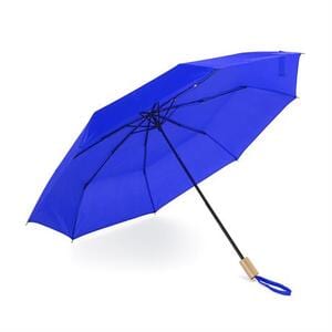 Stamina UM5610 - KHASI Faltbarer Regenschirm aus RPET mit passender Tasche