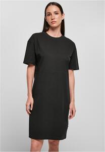 Build Your Brand BY181 - Ladies Organic Oversized Slit Tee Dress