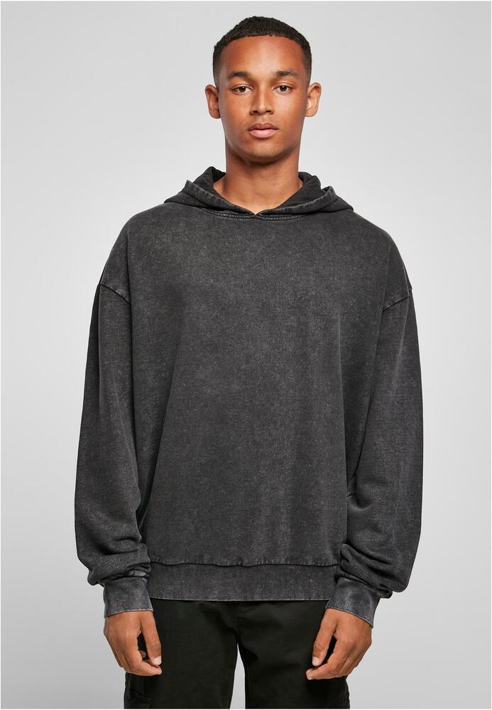 Build Your Brand BY191 - Acid Washed Oversized Hoody