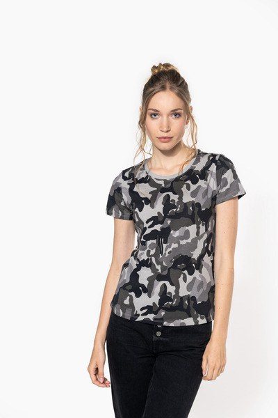 Kariban K3031 - Camiseta camuflaje mujer