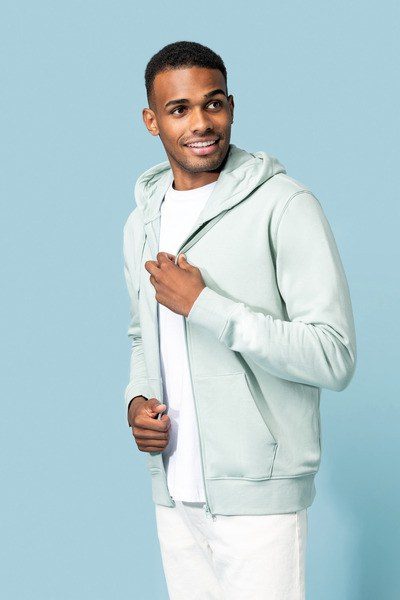 Kariban K4030 - Men's eco-friendly zip-through hoodie