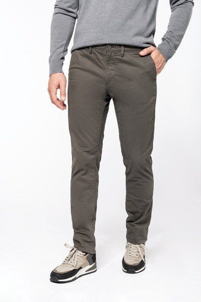 Kariban K748 - Mens Modern Aged Wash Chino Pants