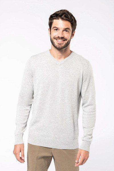 Kariban K980 - Men’s eco-friendly V-neck jumper