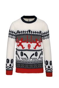 Kariban K991 - Christmas design jumper with rugby pattern