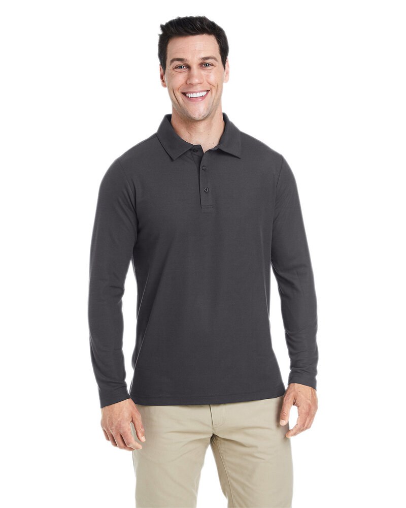 Core 365 CE112L - Men's Fusion ChromaSoft Long-Sleeve Pique Polo