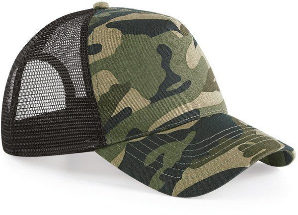 Beechfield B694 - Gorra Snapback Trucker Camo