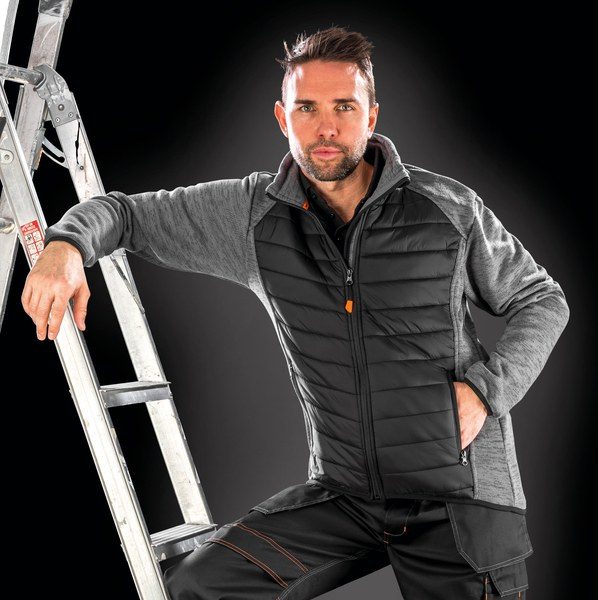 Result R314X - Versatile Nylon Padded Jacket with Interchangeable Zip