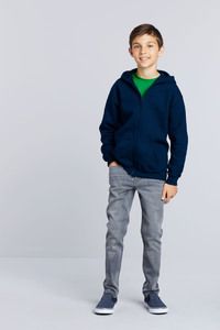 GILDAN GIL18600B - Sweater Hooded Full Zip HeavyBlend for kids