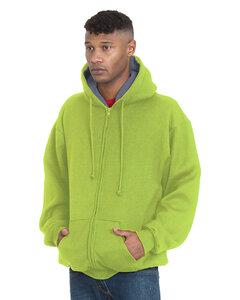 Bayside BA940 - Adult Super Heavy Thermal-Lined Full-Zip Hooded Sweatshirt
