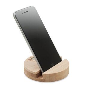 GiftRetail MO6691 - GROW ROUND STAND Birch Wood phone stand