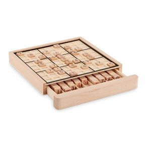 GiftRetail MO6793 - SUDOKU Sudoku da tavolo in legno