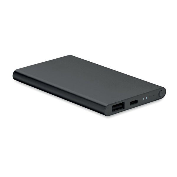 GiftRetail MO6825 - POWERFLAT C UltraSlim 4000mAh Aluminum Type-C Power Bank