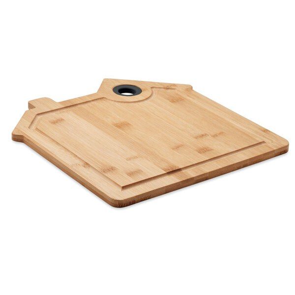 GiftRetail MO6859 - RUMAT Eco-Friendly Bamboo House Shaped Cutting Board