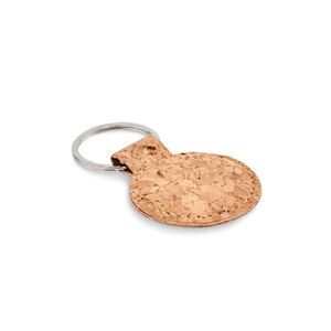 GiftRetail MO6877 - CINCIN Round cork key ring